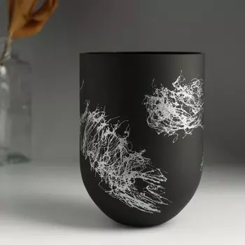 Стеклянный подсвечник на 1 свечу «Мерак», 1310 см, 650 мл, матовый