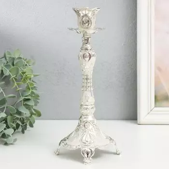 Металлический подсвечник на 1 свечу «Деметра», d=2.5 см, 9923.5 см