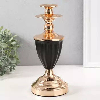 Металлический подсвечник на 1 свечу «Довиль», d=2.5 см, 11.511.527 см