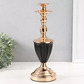 Металлический подсвечник на 1 свечу «Довиль», d=2.5 см, 11.511.532 см