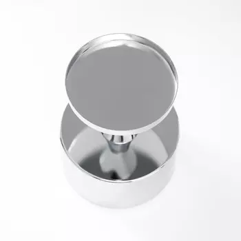 Металлический подсвечник на 1 свечу «Алессио», d=7.5 см, серебро 9912 см