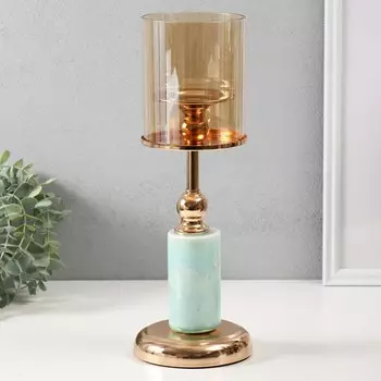 Подсвечник металл на 1 свечу «Валери», d=8 см, 121233.5 см