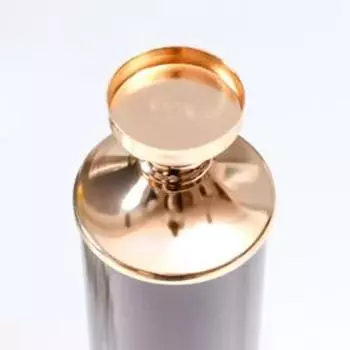 Подсвечник металл на 1 свечу "Мокко" бокал на длинной ножке 35х13х13 см