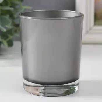Подсвечник "МЕТАЛЛИК дымка" 9х7,5 см, 250 мл