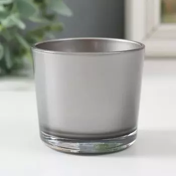 Подсвечник "МЕТАЛЛИК дымка ДЭЙ" 5,5х6 см, 100мл