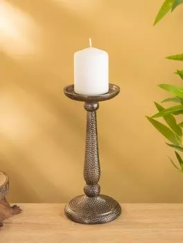 Подсвечник «Нью-Дели», 22 см, алюминий, бронза