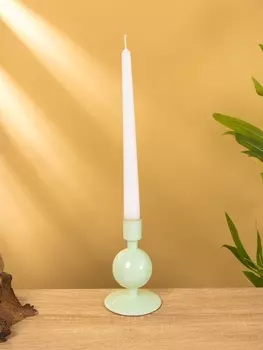 Подсвечник на 1 свечу "Мята" с 1 сферой 7,5х7,5х11,5 см