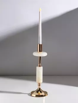 Подсвечник на 1 свечу «Рим», под золото, 10.510.531 см