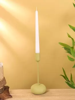 Подсвечник на 1 свечу текстурный "Олива" 8х8х20 см