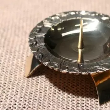 Подсвечник на 1 свечу "Триумф" латунь