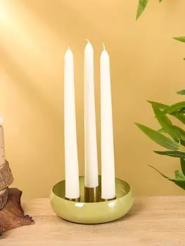 Подсвечник на 3 свечи на магнитах «Сливовый», 13.513.54 см