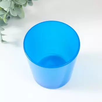 Подсвечник "НЕОН-синий" 8,5х7,5 см, 250 мл