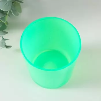 Подсвечник "НЕОН-зелёный" 8,5х7,5 см, 250 мл