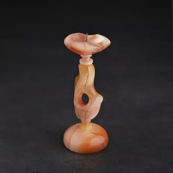 Подсвечник "Незабудка", селенит