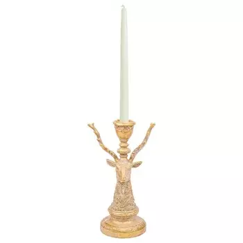 Подсвечник «Олень», 118,219 см, цвет золотой