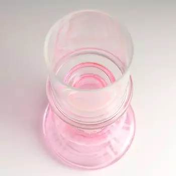 Подсвечник "РАДАМАНТ-бледно-розовый" с колбой 30х13,4 см, 600 мл