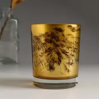 Подсвечник "РИПАРИЯ-золотая" 9,3х7,7 см, 250 мл