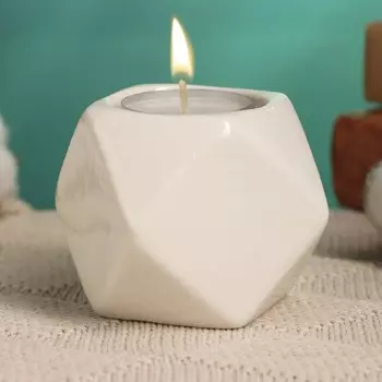 Подсвечник керамика на 1 свечу TAKE IT EASY «Ронни», 666см