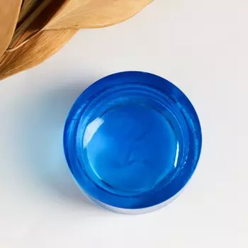 Подсвечник "Санта" 2,5х5,5 см СИНИЙ