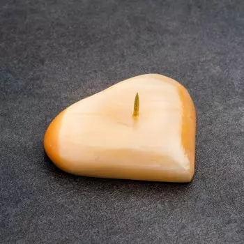 Подсвечник «Сердце», 26 см, селенит