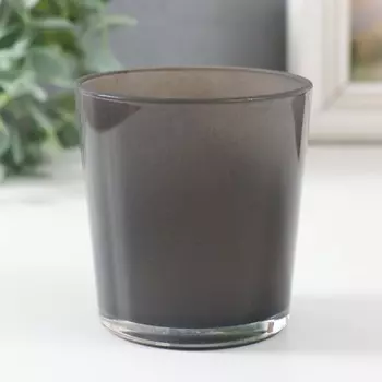 Подсвечник "СЕРЫЙ ЛЮСТР ОДА" 8,5х7,5 см, 250 мл