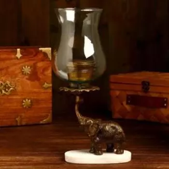 Подсвечник "Слон" 15х15х32 см