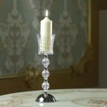 Подсвечник стекло "Комплимент" 29,5х9х9 см