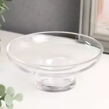 Стеклянный подсвечник на 1 свечу «Чаша», прозрачный, 511.411.4 см