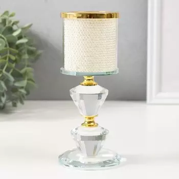 Стеклянный подсвечник на 1 свечу «Марсель», d=4 см, 7717 см