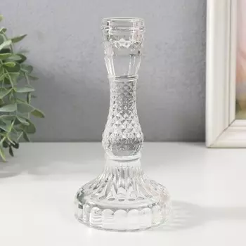 Стеклянный подсвечник на 1 свечу «Геката», d=2.5 см, 8817.5 см