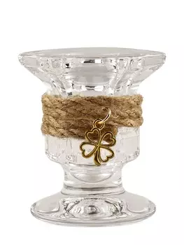 Подсвечник стеклянный, для высоких свечей, 55.5 см