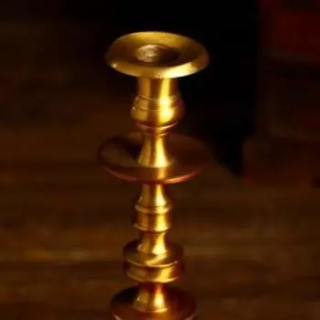 Подсвечник "Велтер" алюминий 12х12х28 см