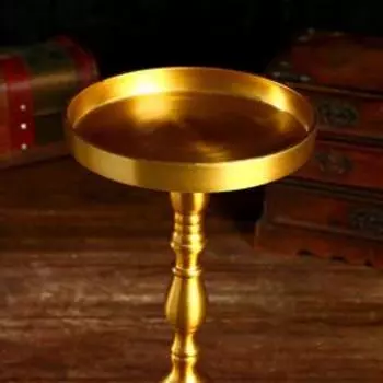 Подсвечник "Вилфрид" алюминий 16х16х35 см