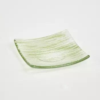 Подсвечник зелёный, 10×10 см, BDK Glass