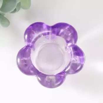 Подсвечник "ЖАСМИН" СИРЕНЕВЫЙ 3,5х7,5 см 40мл