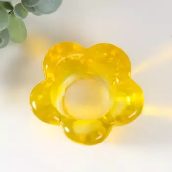 Подсвечник "ЖАСМИН" ЖЕЛТЫЙ 3,5х7,5 см, 40мл