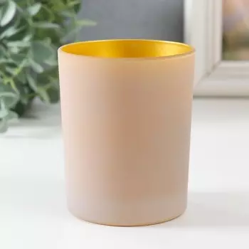 Стеклянный подсвечник на 1 свечу «Золотинка», 97.5 см, 250 мл