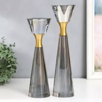 Подсвечники "Гармония" набор 2 шт 32х9х9 см