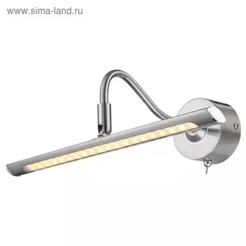 Подсветка для картин PICTURE 1x4Вт LED матовый никель 22x10,5см