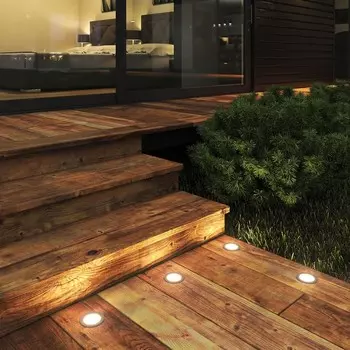 Подсветка для лестниц Elektrostandard, Step 5 LED 3 Вт, 46x63x63 мм, IP65, цвет алюминий