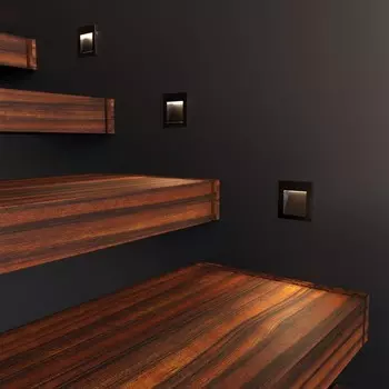 Подсветка для лестниц Elektrostandard, Step 6 LED 3 Вт, 42x65x70 мм, IP65, цвет чёрный