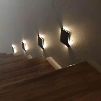 Подсветка для лестниц Elektrostandard, Step LED 3.5 Вт, 60x60x74 мм, IP20, цвет чёрный