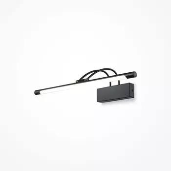 Подсветка Maytoni MIR004WL-L12B, 1хLED, 12,1Вт, 11,5х22,5х11,5 см, 800Лм, цвет чёрный