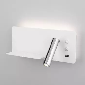 Подсветка интерьерная Elektrostandard, Fant LED 34 Вт, 111x300x120 мм, IP20, цвет белый, хром