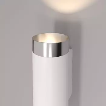 Подсветка интерьерная Elektrostandard, Poli GU10 180x60x92 мм, IP20, цвет белый, серебро