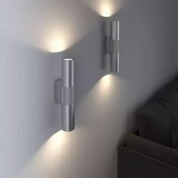 Подсветка интерьерная Elektrostandard, Steel LED 10 Вт, 180x25x65 мм, IP20, цвет серебро