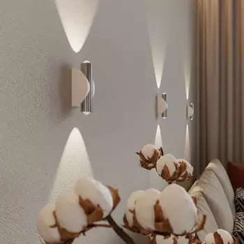 Подсветка интерьерная Elektrostandard, Steel LED 3 Вт, 44x36x127 мм, IP20, цвет белый, сталь
