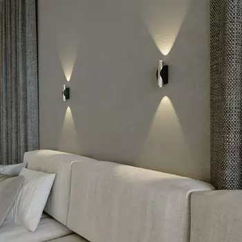 Подсветка интерьерная Elektrostandard, Steel LED 3 Вт, 44x36x127 мм, IP20, цвет сталь, чёрный