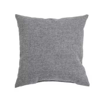 Подушка 40х40 см, серая рогожка