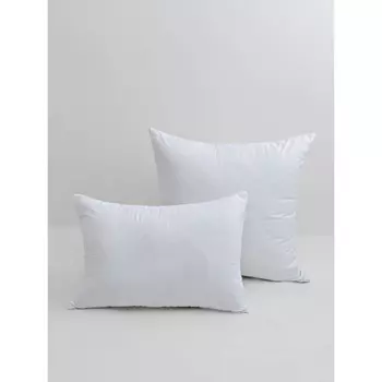 Подушка 70х70см, белый, файбер, микрофибра, 100% полиэстер